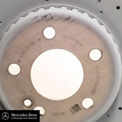 Genuine Mercedes-Benz Compound Front Brake Discs C-Class E-Class With AMG package