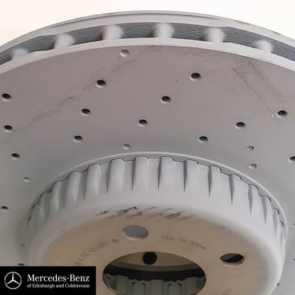 Genuine Mercedes-Benz Compound Front Brake Discs C-Class E-Class With AMG package