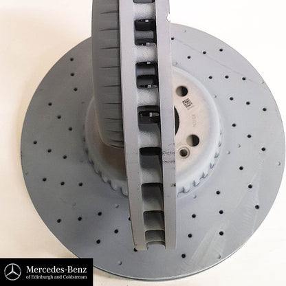 Genuine Mercedes-Benz Compound Front Brake Discs C-Class E-Class With AMG package