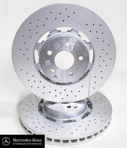 Genuine Mercedes-Benz AMG Front Brake Discs Set Of 2