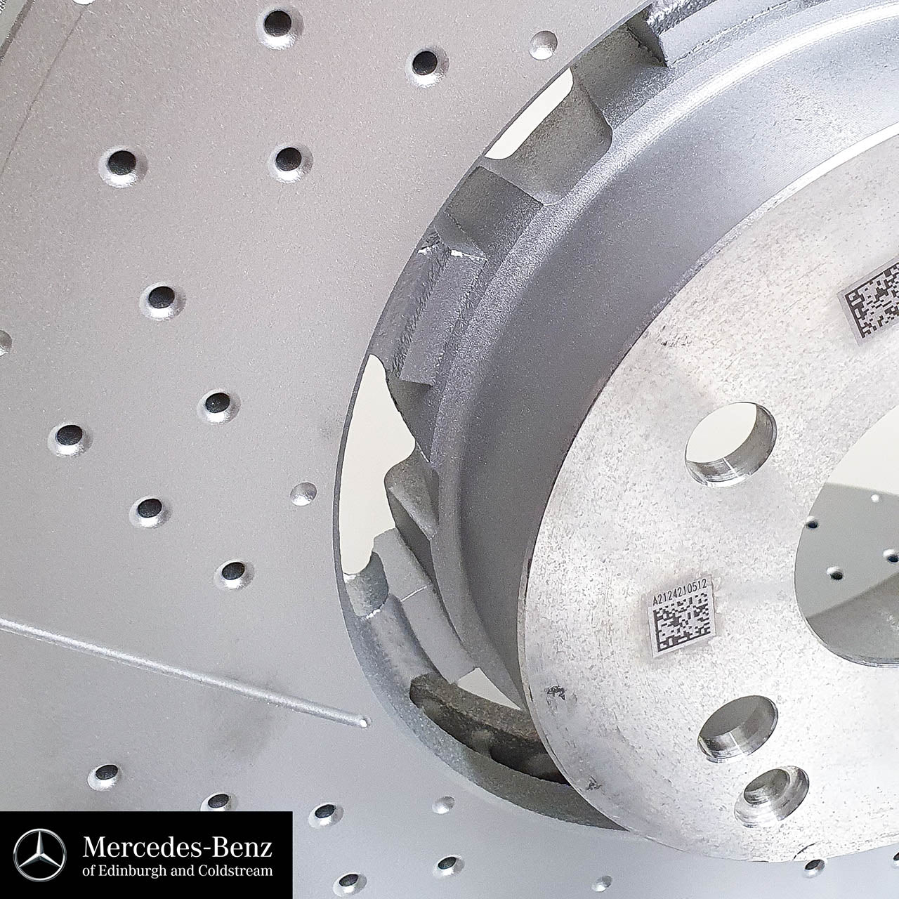 Genuine Mercedes-Benz AMG front brake discs set of 2