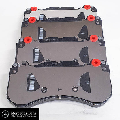 Genuine Mercedes-Benz AMG front brake pads and wear sensor