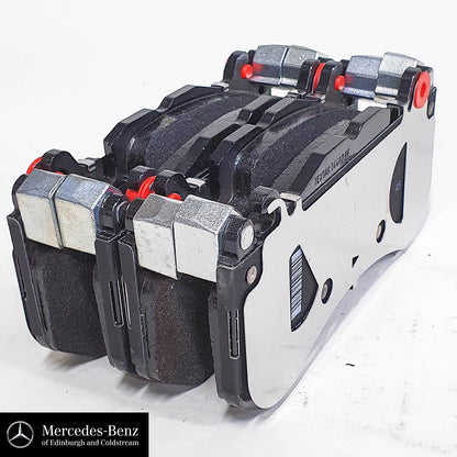 Genuine Mercedes-Benz AMG front brake pads and wear sensor
