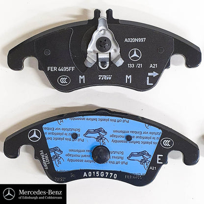 Genuine Mercedes-Benz Front Brake Pads C Class, E Class, CLS, SLK