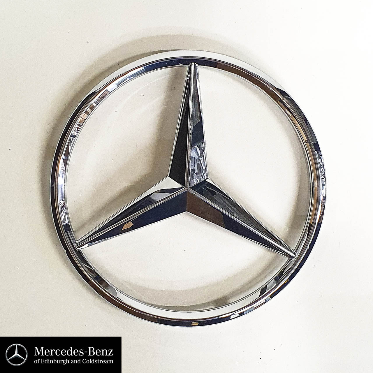 Genuine Mercedes-Benz Silver - Chrome Radiator Grille Star emblem
