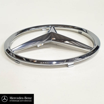 Genuine Mercedes-Benz Silver - Chrome Radiator Grille Star emblem