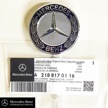 Genuine Mercedes-Benz Bonnet Badge Front Emblem Star Logo