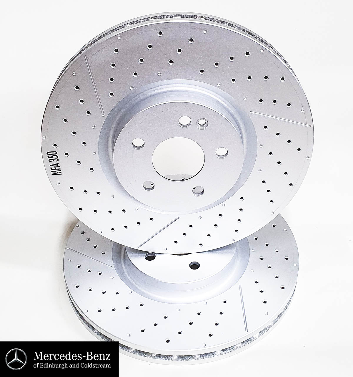 Genuine Mercedes-Benz Front Brake Discs set - A45 A Class, CLA, GLA AMG