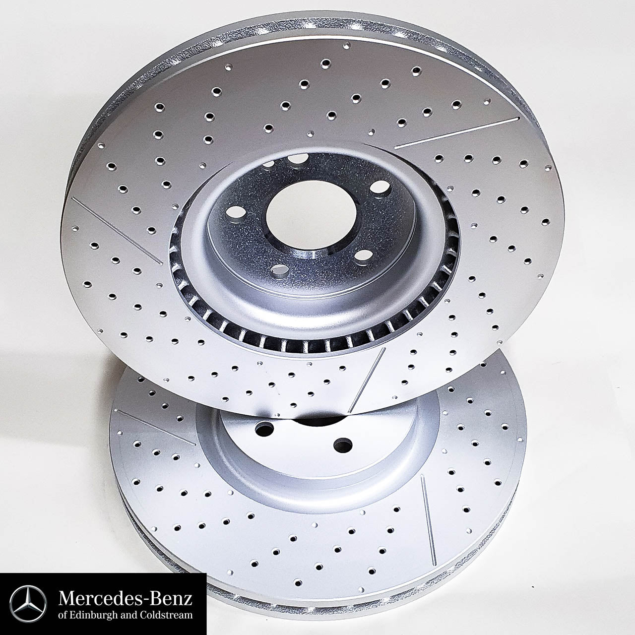 Genuine Mercedes-Benz Front Brake Discs set - A45 A Class, CLA, GLA AMG