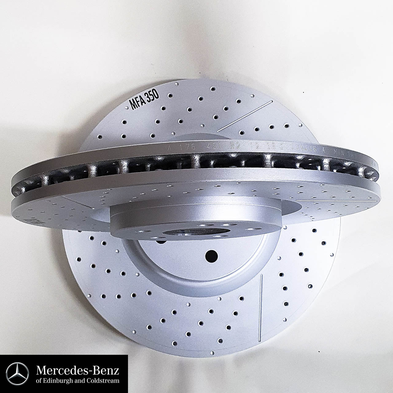 Genuine Mercedes-Benz Front Brake Discs set - A45 A Class, CLA, GLA AMG