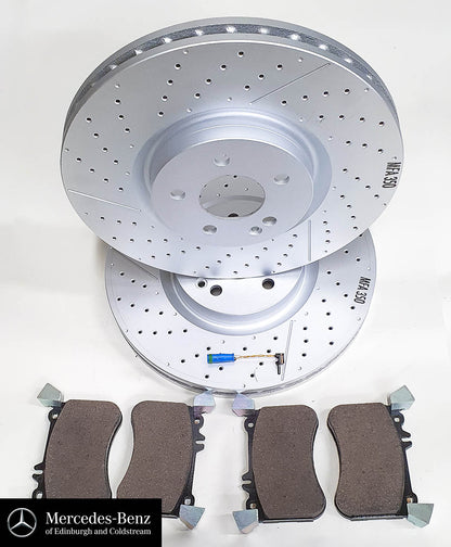Genuine Mercedes-Benz Front Brake Discs & Pads - A45 A Class, CLA, GLA AMG