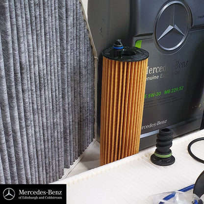 Genuine Mercedes Service Kit E Class W213 OM654 Diesel Engine Oil & Filters - Service Kit