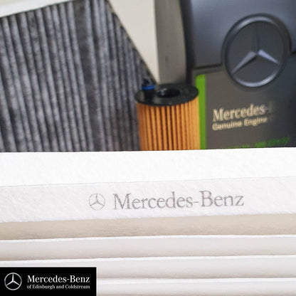 Genuine Mercedes Service Kit E Class W213 OM654 Diesel Engine Oil & Filters - Service Kit