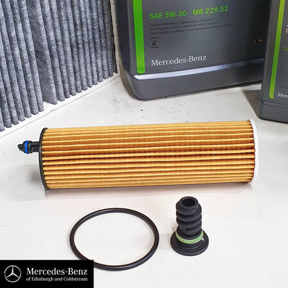 Genuine Mercedes Service Kit E Class W213 OM654 Diesel Engine Oil & Filters - Service Kit