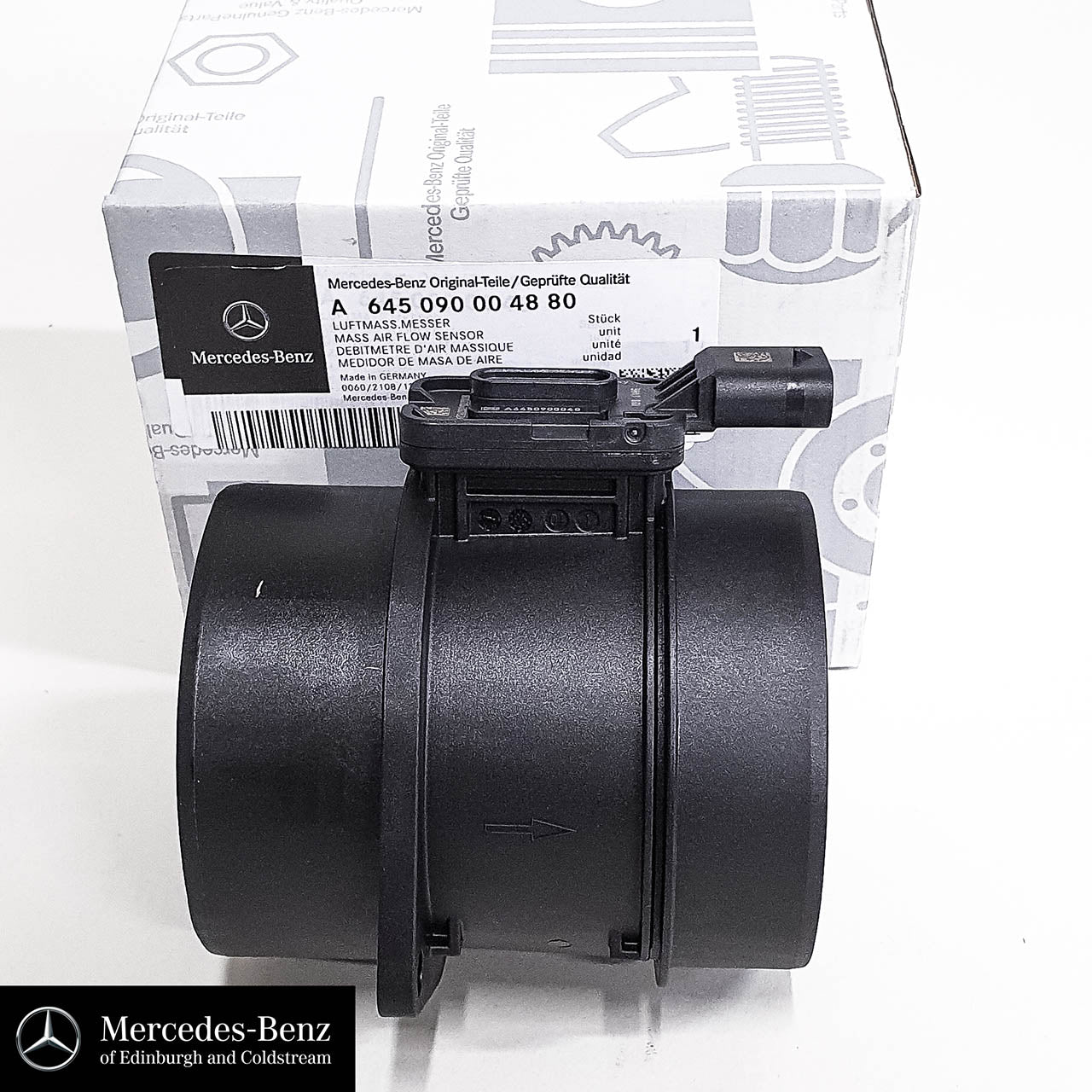 Genuine Mercedes-Benz mass air flow sensor