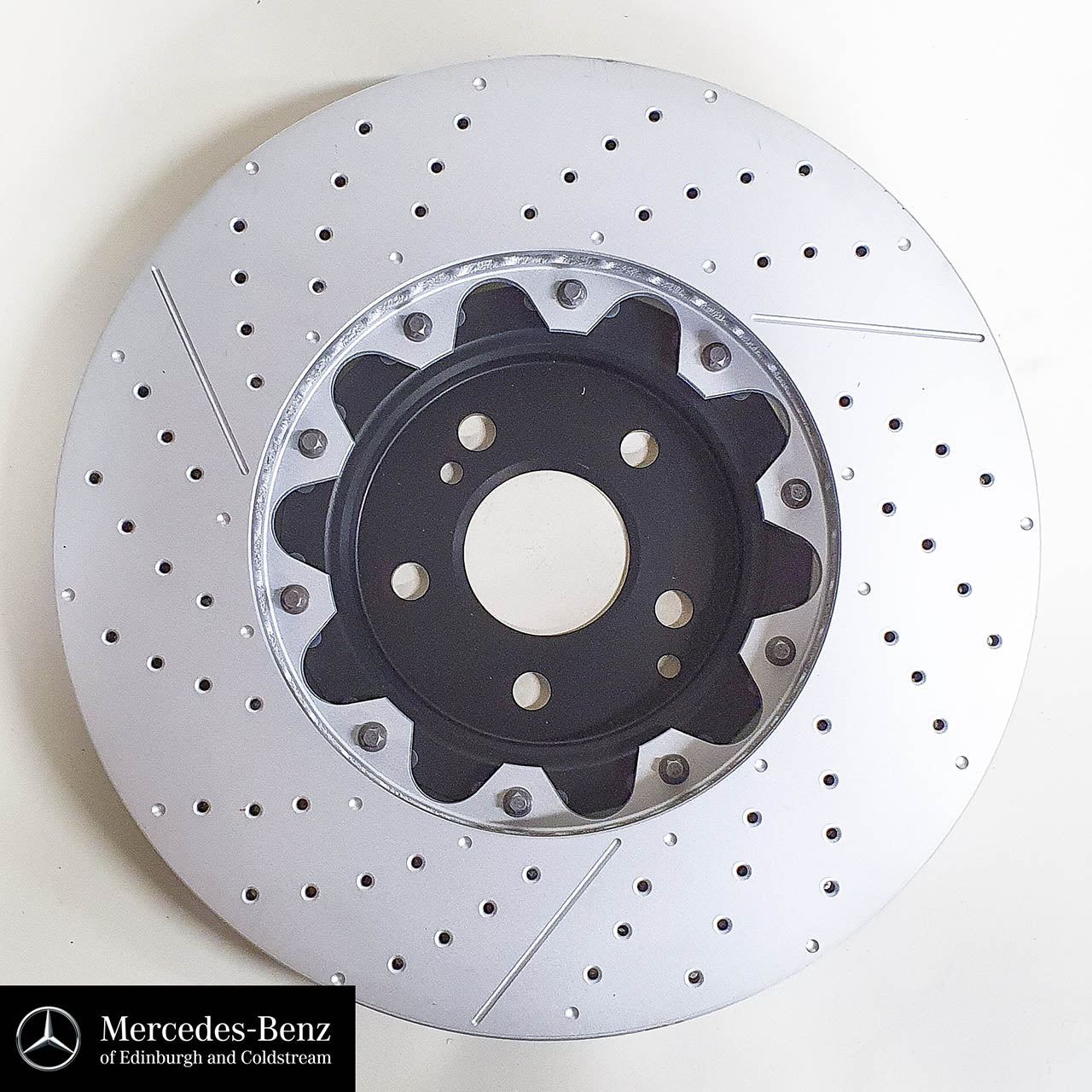 Genuine Mercedes-Benz AMG floating front brake discs set of 2