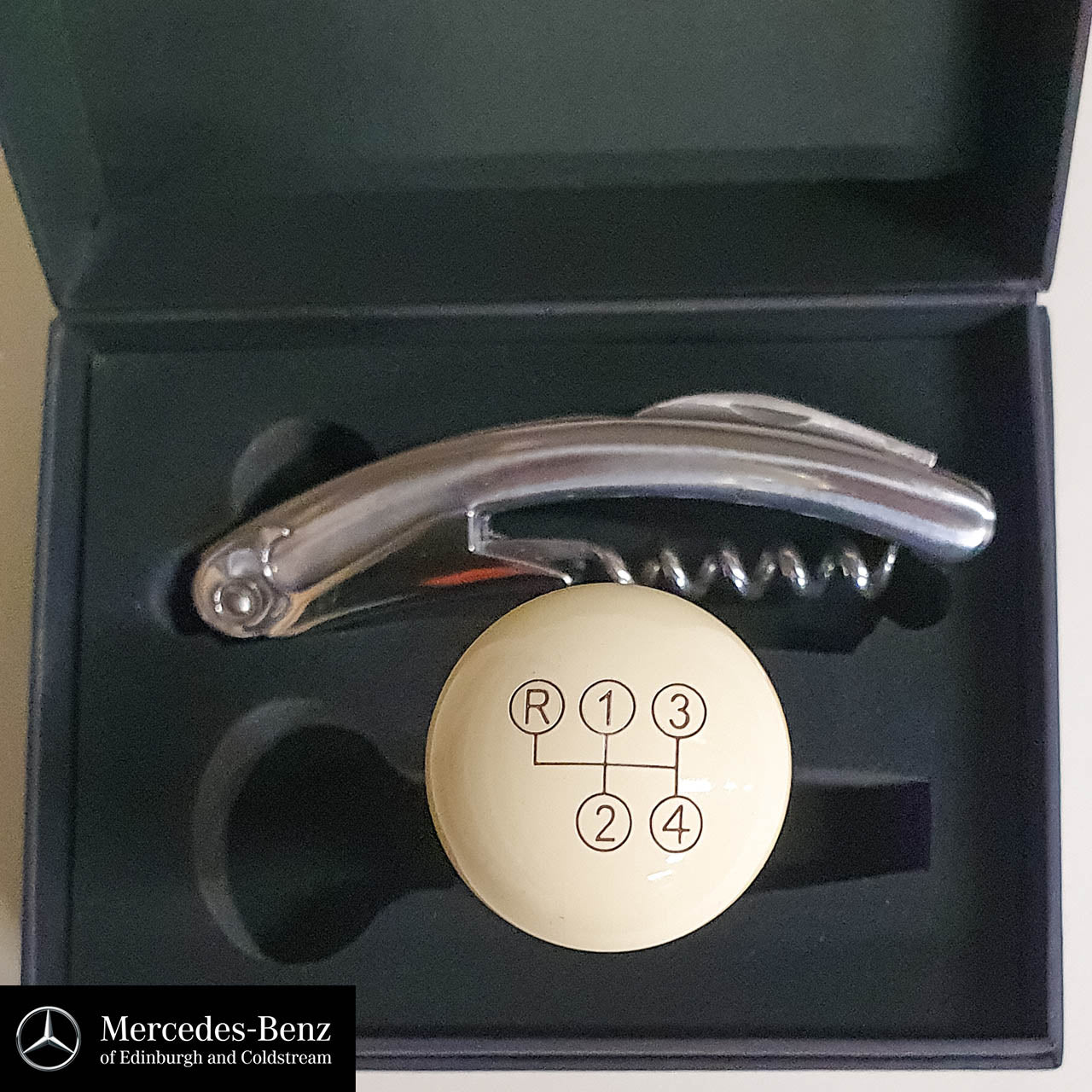 Genuine Mercedes-Benz Wine set 300 SL Shift lever knob