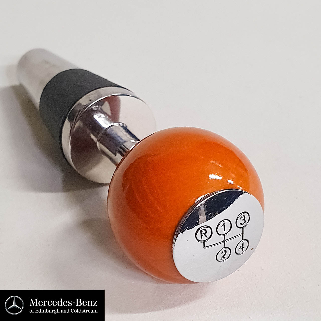 Mercedes wine stoppers, Set of 4 gear knob style