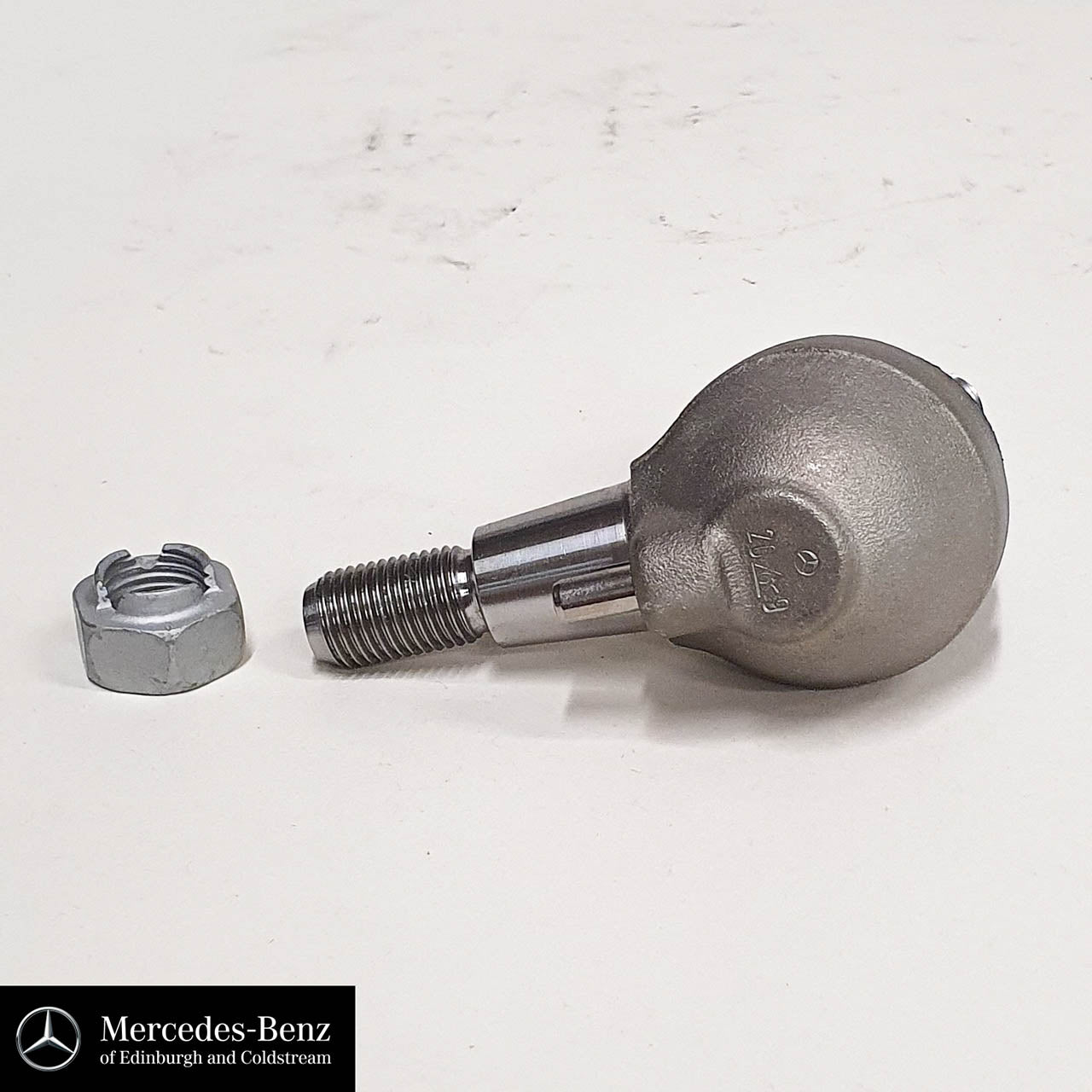 Genuine Mercedes-Benz bottom lower Ball Joint with lock nut C Class, E Class, CLK, SLK, S Class