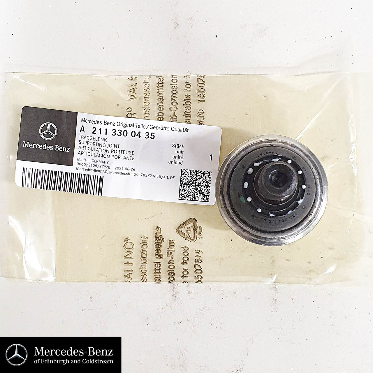 Genuine Mercedes-Benz bottom lower Ball Joint E Class, CLS