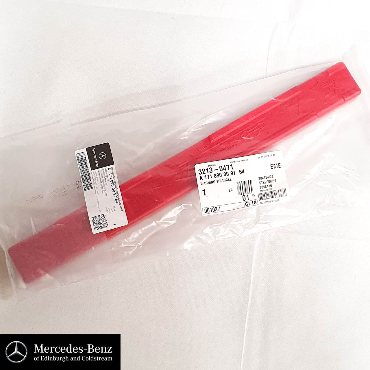 Genuine Mercedes-Benz warning triangle Reflector Safety Triangle car van