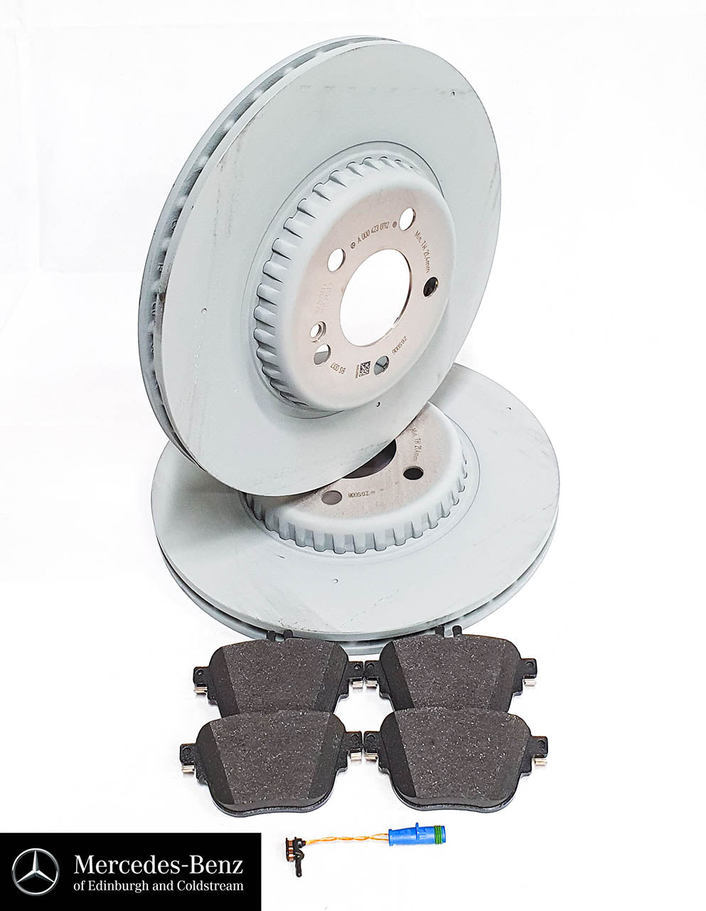 Genuine Mercedes-Benz compound light brake discs and pads - REAR - selected E Class C Class