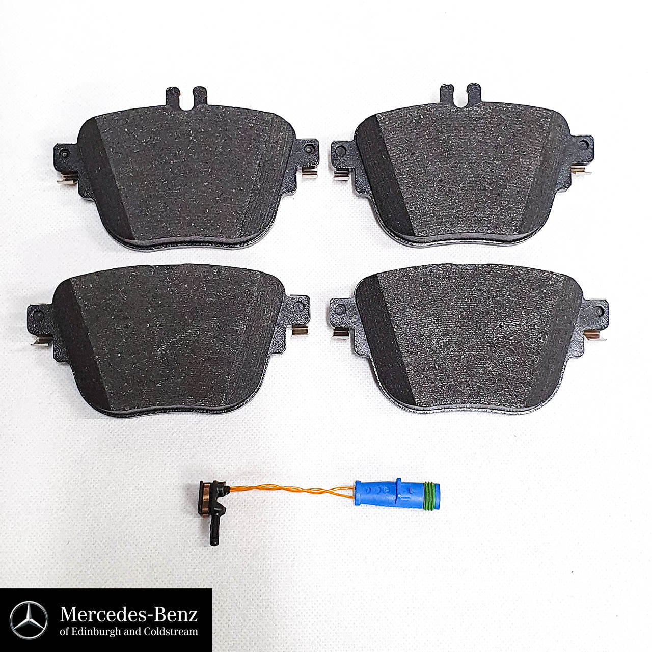 Genuine Mercedes-Benz brake pads & wear sensor - REAR - E Class