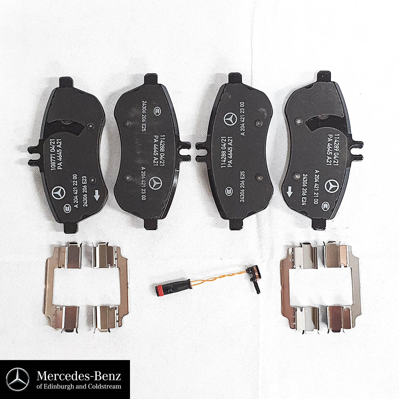 Brake pad hot sale set front