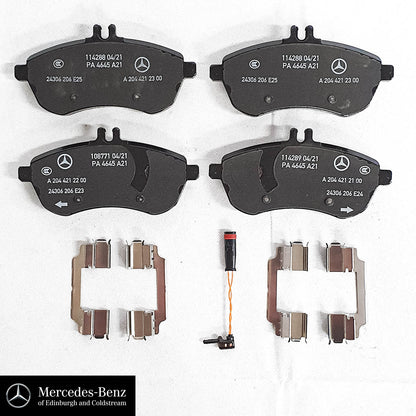 Genuine Mercedes-Benz Brake Pads Set - Front - E Class 204, 212 Models
