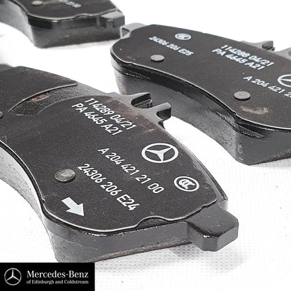 Genuine Mercedes-Benz Brake Pads Set - Front - E Class 204, 212 Models