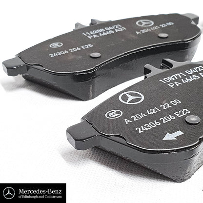 Genuine Mercedes-Benz Brake Pads Set - Front - E Class 204, 212 Models