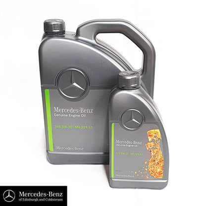 Genuine Mercedes-Benz Engine Oil 229.51 SAE 5w-30 for petrol and diesel engines