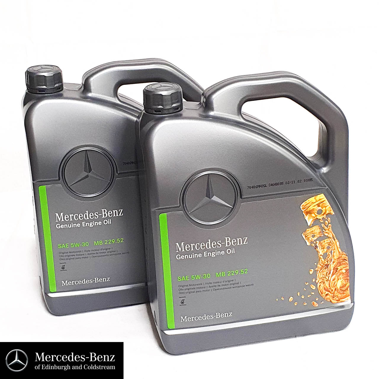 Genuine Mercedes-Benz Engine Oil 229.52 SAE 5w-30 for petrol and diesel engines