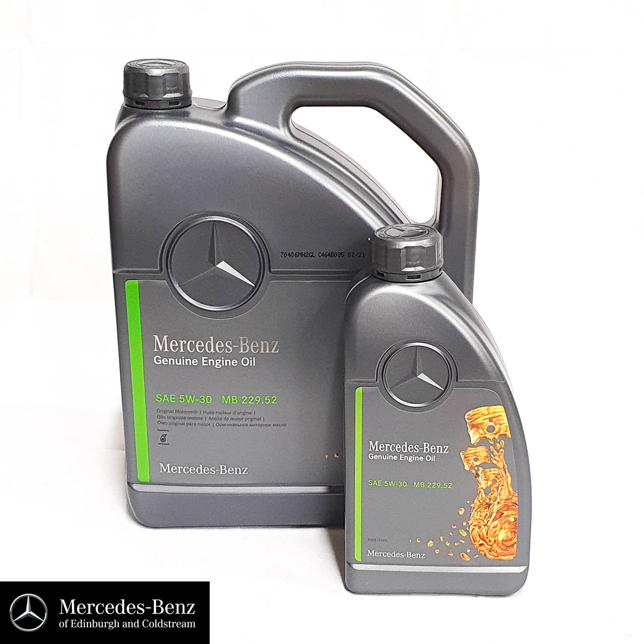 Genuine Mercedes-Benz Engine Oil 229.52 SAE 5w-30 for petrol and diesel engines