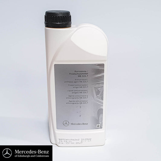 Genuine Mercedes-Benz engine coolant / antifreeze 325.7 YELLOW