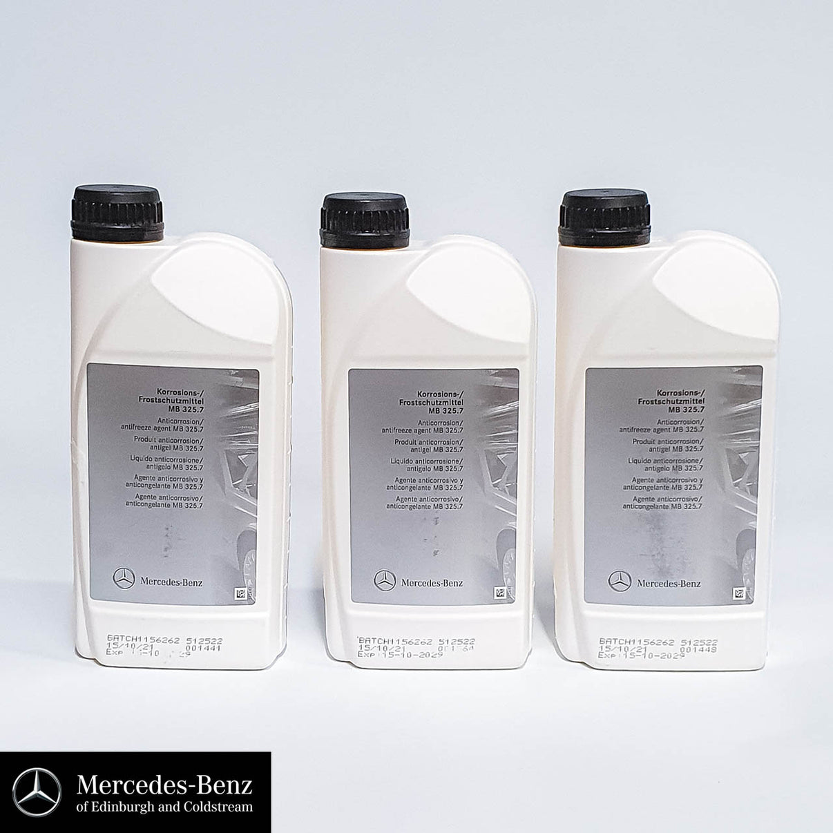 Genuine MercedesBenz engine coolant / antifreeze 325.7 YELLOW