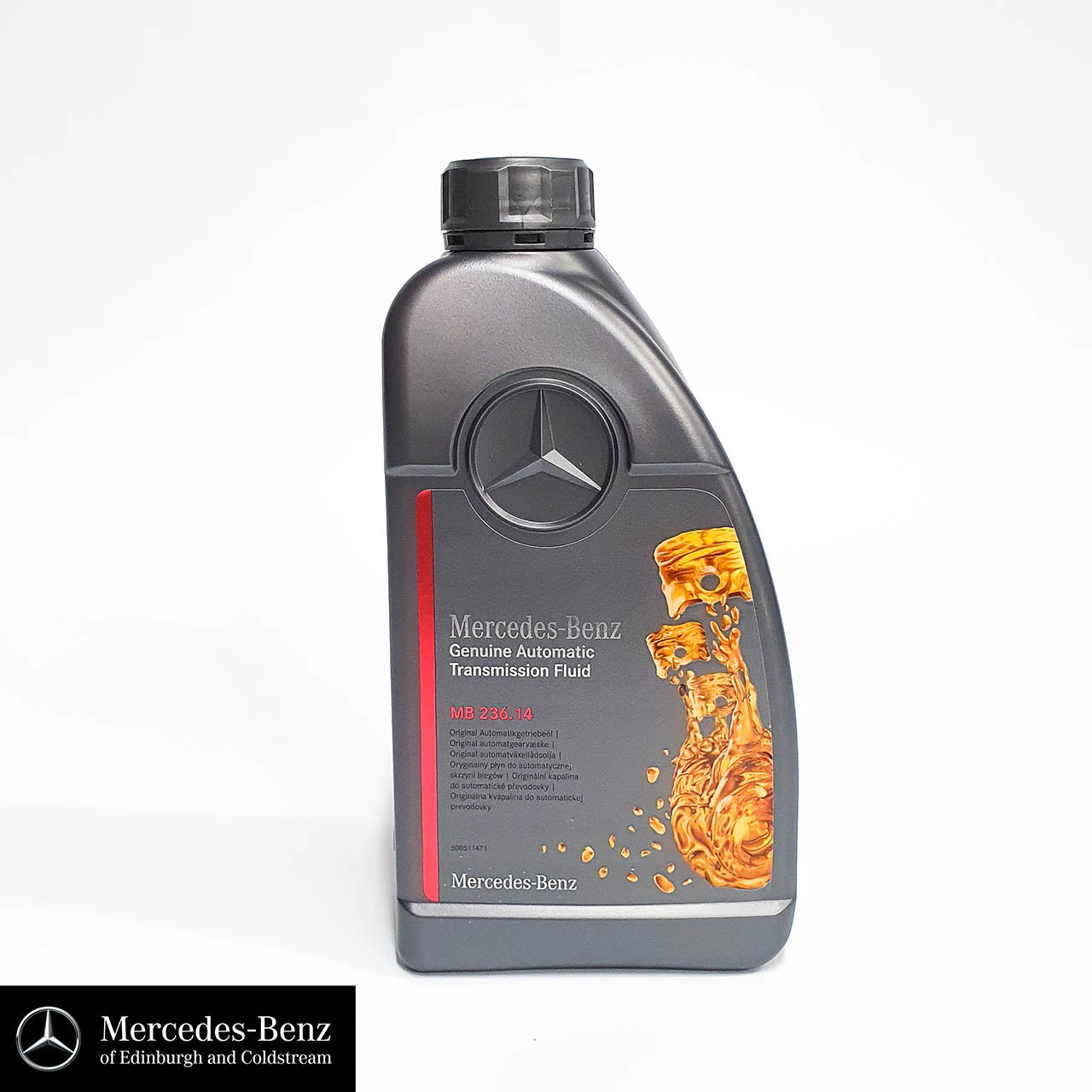 Genuine Mercedes-Benz gearbox oil 236.14 Red