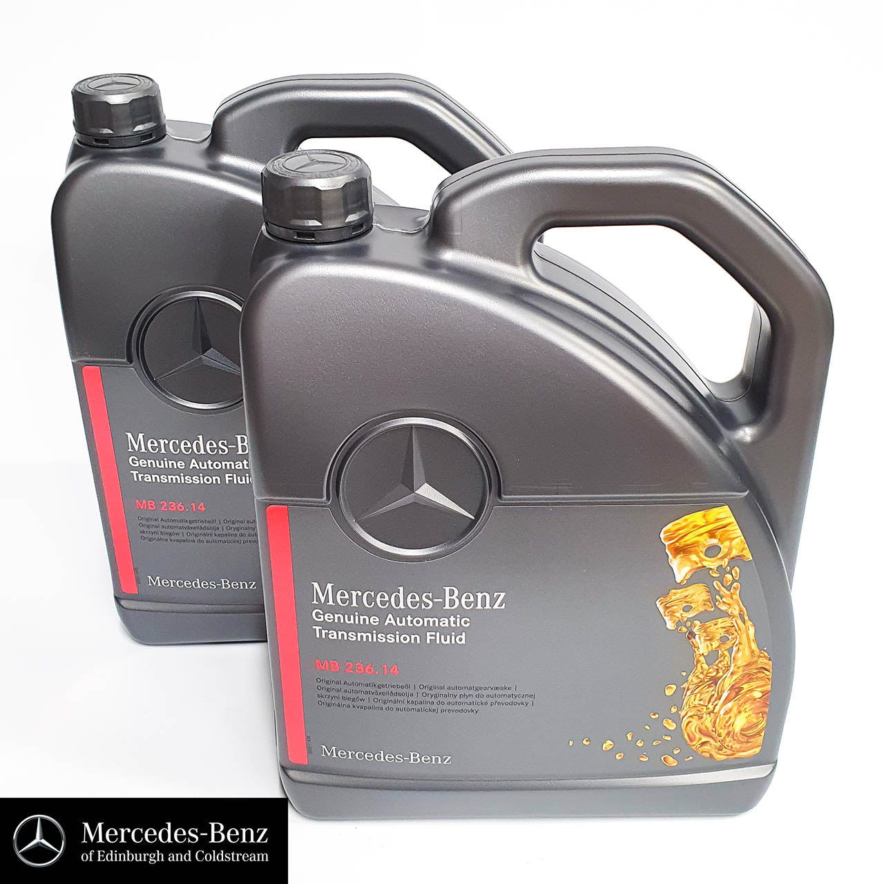 Genuine Mercedes-Benz gearbox oil 236.14 Red