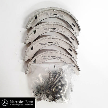 Genuine Mercedes-Benz Rear Handbrake Shoe Kit A B E SLK Class Models