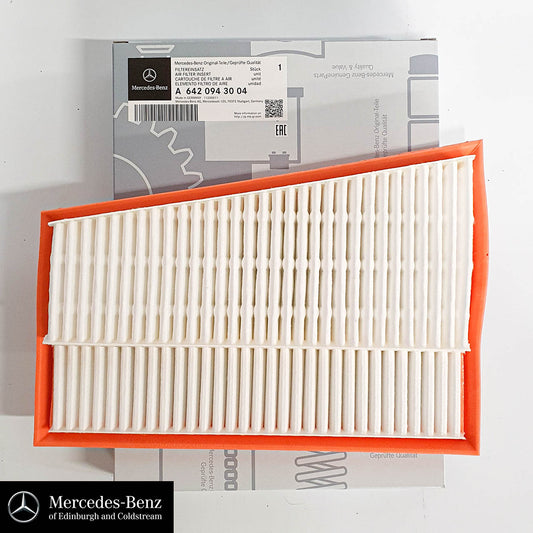 Genuine Mercedes-Benz air filter - Right - OM642