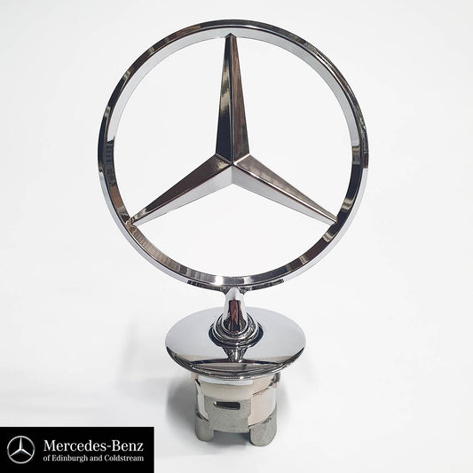 Genuine Mercedes-Benz Raised Bonnet Star - Chrome -