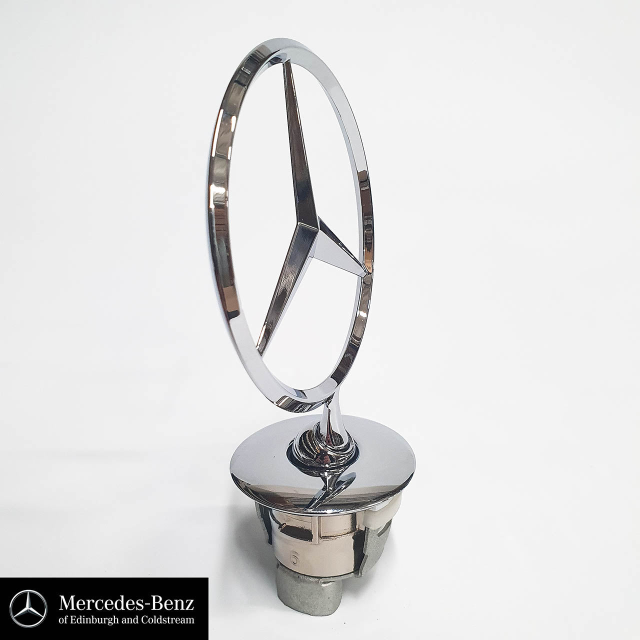 Genuine Mercedes-Benz Raised Bonnet Star - Chrome 