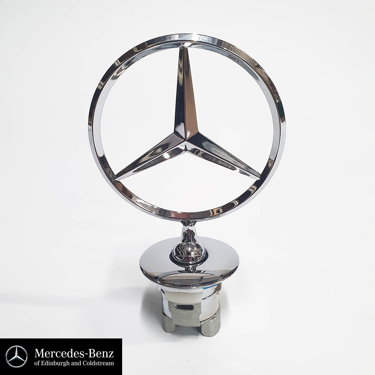 Genuine Mercedes-Benz Raised Bonnet Star - Chrome -