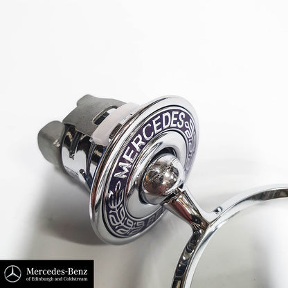 Genuine Mercedes-Benz Raised Bonnet Star - Chrome With Laurel Crest