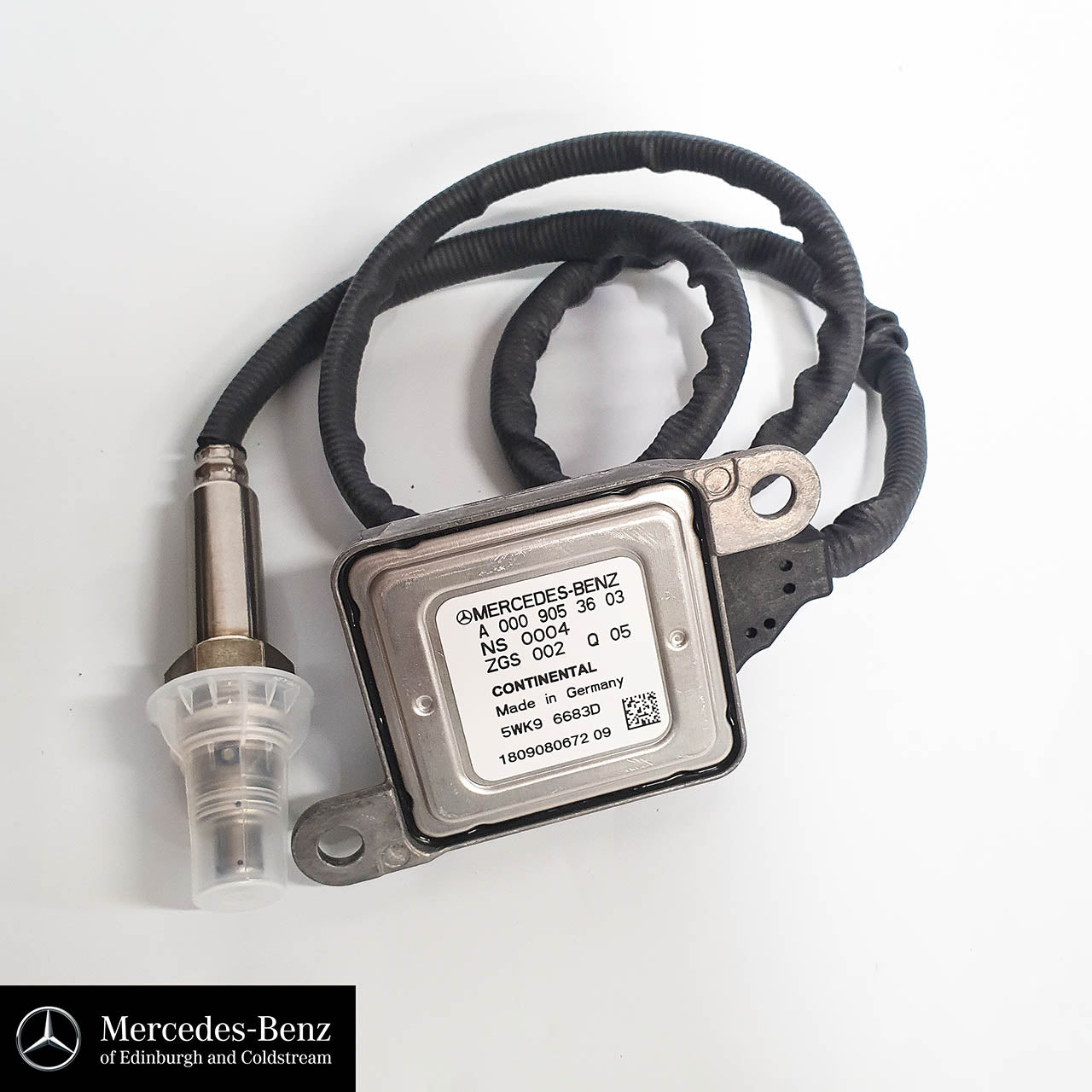 Genuine Mercedes-Benz NOx sensor 5WK96683D A0009053603