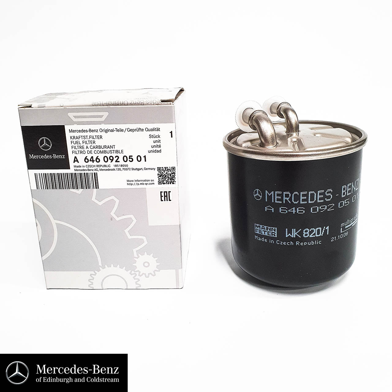 Genuine Mercedes-Benz Fuel Filter with out heating element for diesel engines