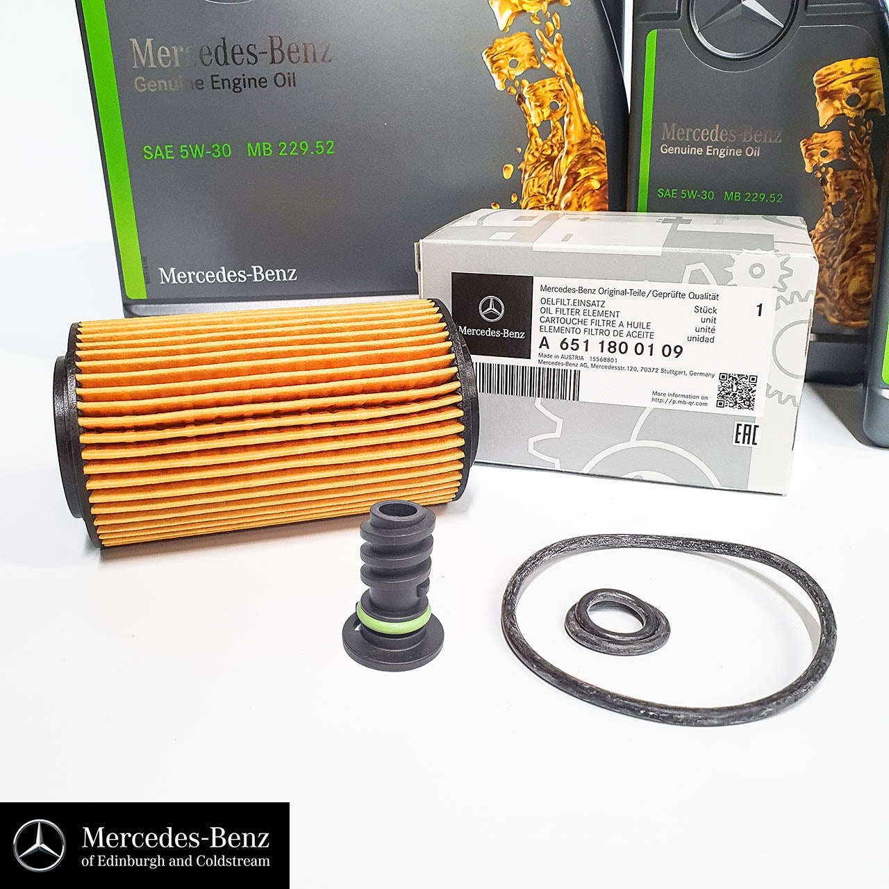 Genuine Mercedes-Benz service kit with sump plug for OM651 Diesel Engine