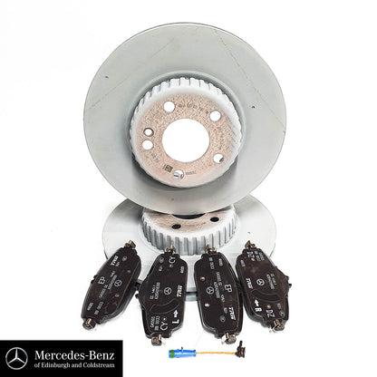 Genuine Mercedes-Benz Brake Pad & Disc set - Front - C Class 205, E Class 213 Model Series