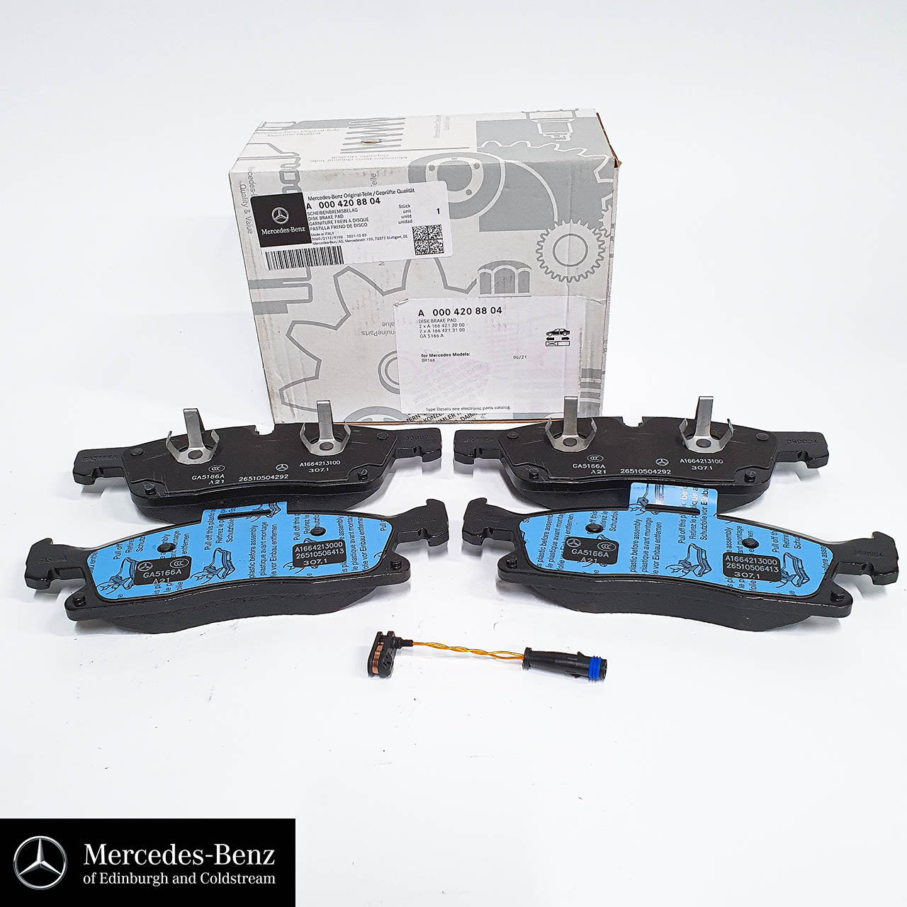 Genuine Mercedes-Benz Front Brake Pads ML GLE Mercedes 166 and 292 model series
