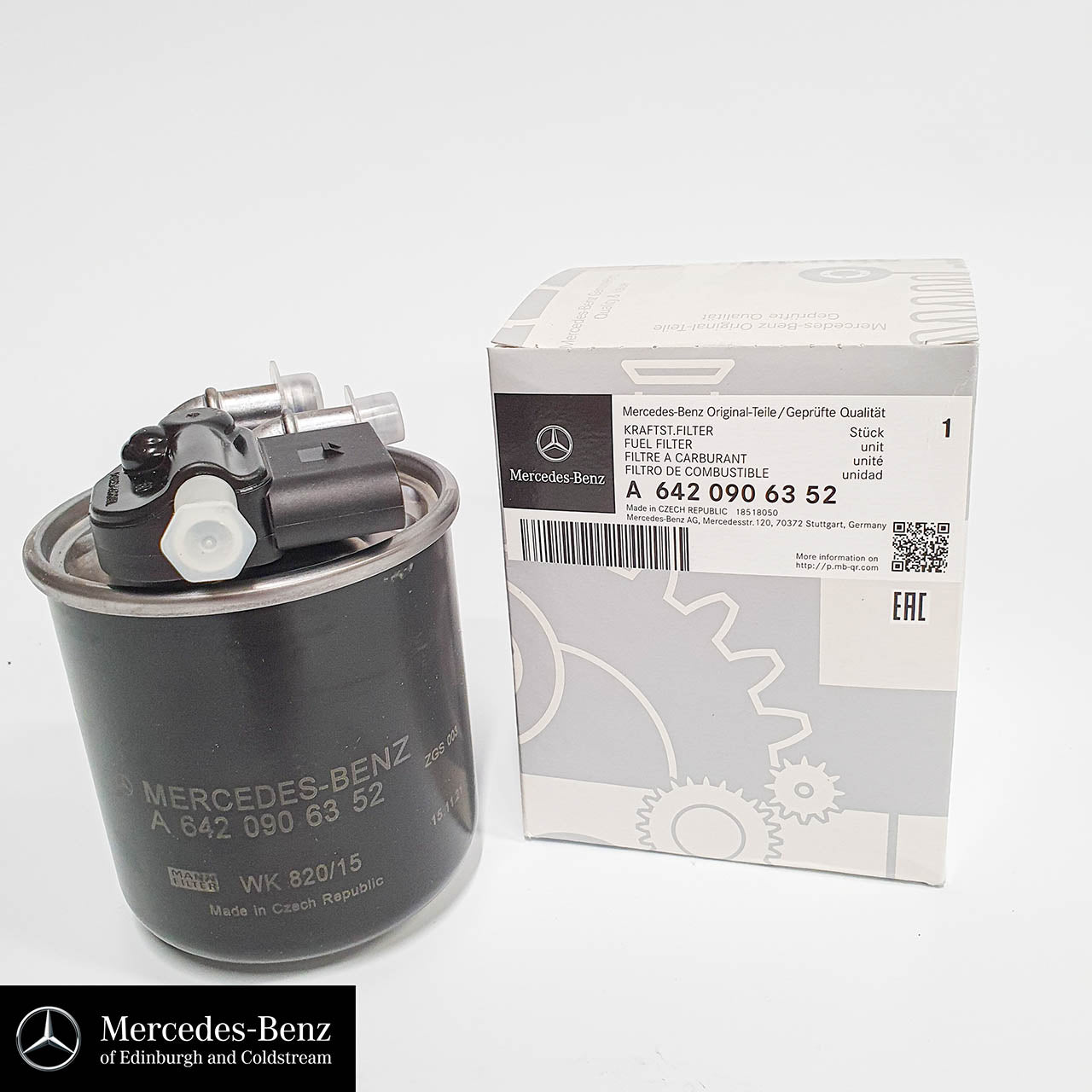 Genuine Mercedes-Benz fuel filter for OM651 diesel engines